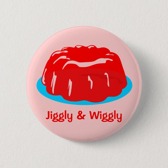 Retro Gelatin Mold Button (Front)