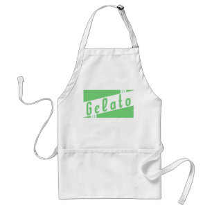 retro gelato adult apron