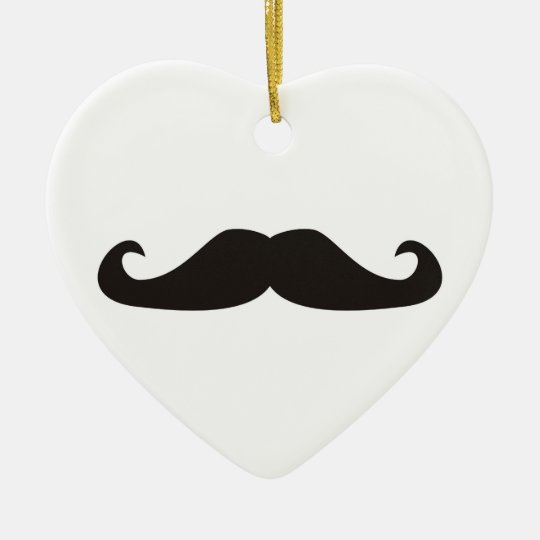 Retro gentelman mustaches hipsters ornament