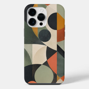 Retro Geometric Abstract iPhone 16 Case