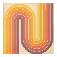 Retro Geometric Double Arch Design