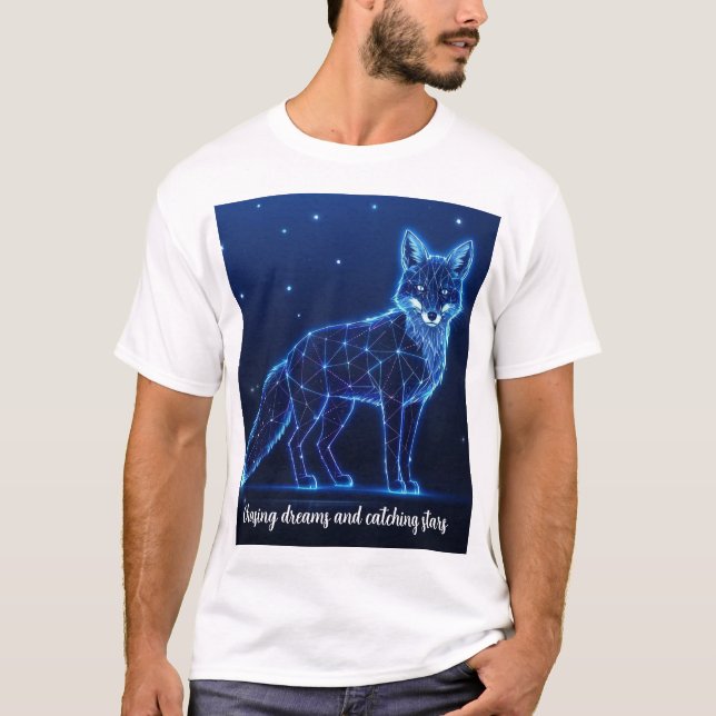 Retro Geometric Neon Vibes T-Shirt (Front)