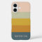 Retro Geometric Pastel Color Block Personalized