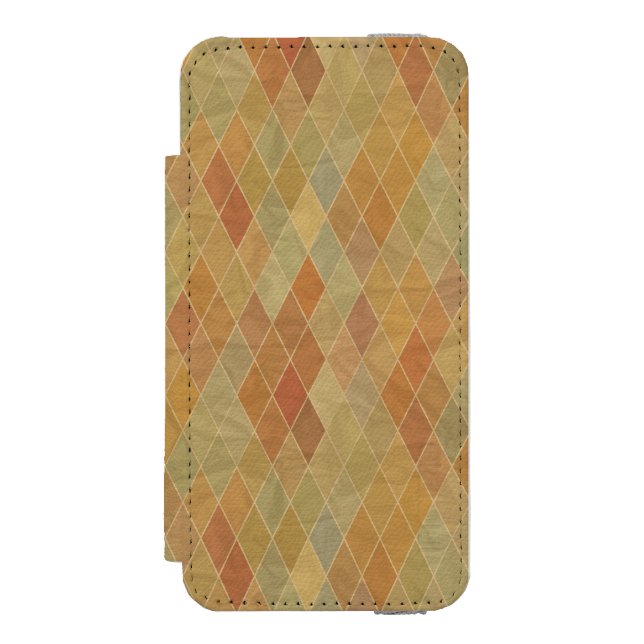 Retro geometric pattern 2 incipio iPhone wallet case (Folio Front)