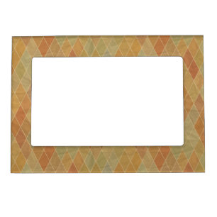 Retro geometric pattern 2 magnetic frame