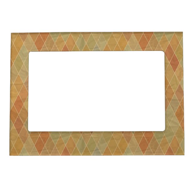 Retro geometric pattern 2 magnetic frame (Front)