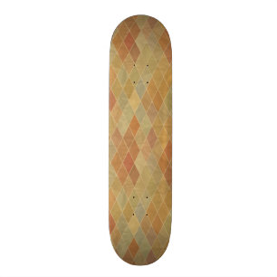 Retro geometric pattern 2 skateboard deck
