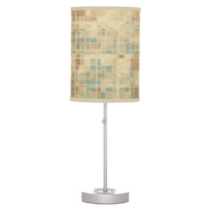 Retro geometric pattern 2 table lamp