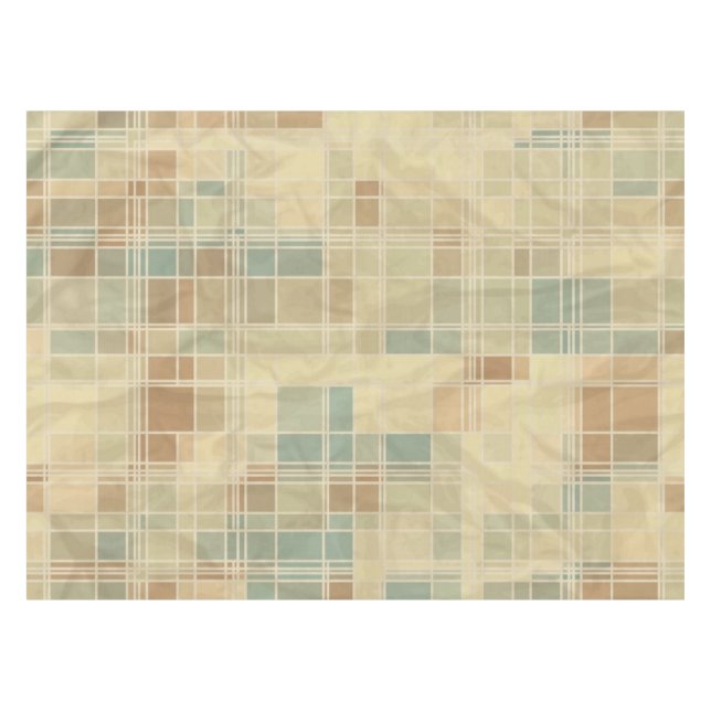 Retro geometric pattern 2 tablecloth (Front (Horizontal))