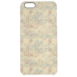 Retro geometric pattern 2 clear iPhone 6 plus case