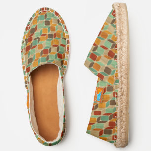 Retro geometric pattern 4 espadrilles