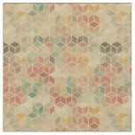 Retro geometric pattern 5 fabric