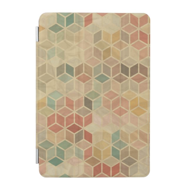 Retro geometric pattern 5 iPad mini cover (Front)