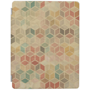 Retro geometric pattern 5 iPad smart cover