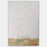 Retro geometric pattern 5 post-it notes