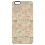 Retro geometric pattern 5 clear iPhone 6 plus case