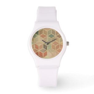 Retro geometric pattern 5 watch