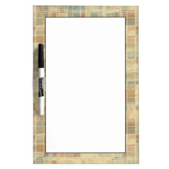 Retro geometric pattern Dry-Erase board (Front)