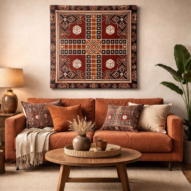  Retro geometric pattern fashion background  Throw Pillow (Creator Uploaded)