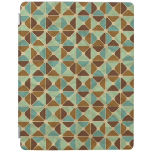 Retro geometric pattern iPad smart cover