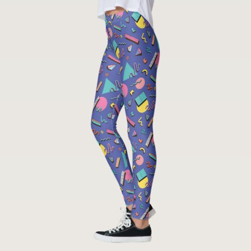 Retro Geometric Pattern Leggings