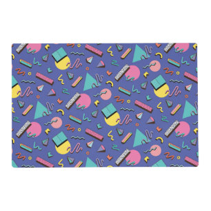 Retro Geometric Pattern Placemat