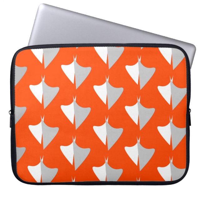 Retro geometric shapes with seamless patternabstra laptop sleeve (Front)