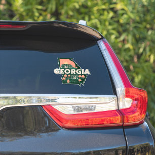 Retro Georgia Sticker