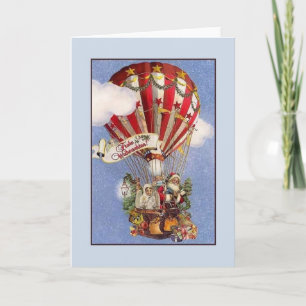 Retro German Frohe Christmas Card