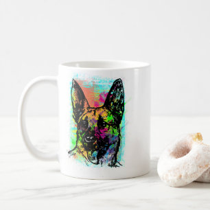 Retro German Shepard Coffee Mug