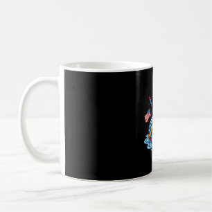Retro german shepherd beer usa 250th anniversary coffee mug