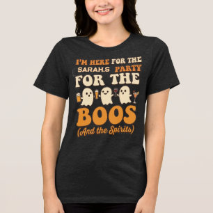 Retro Ghost Halloween Shirt Here For The Boos Fu