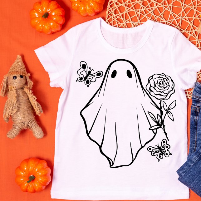 Retro Ghost Halloween T-Shirt (Creator Uploaded)