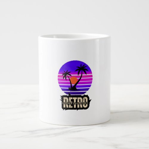 Retro Giant Coffee Mug