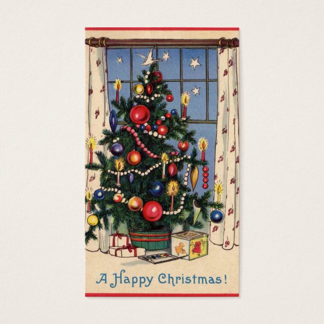 Retro Gift Tag-See Back (Front)