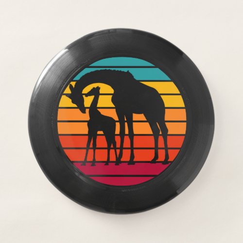 Retro giraffe Frisbees