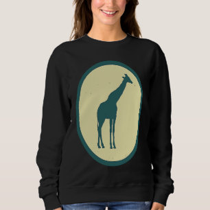 Retro Giraffe Vintage Wild Animal Sweatshirt