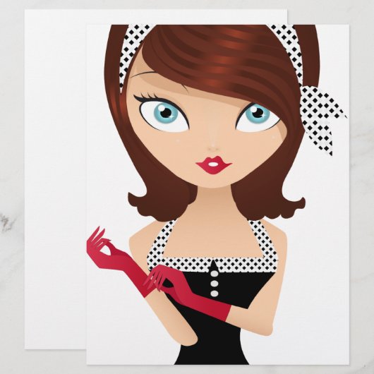 Retro Girl (Front/Back)