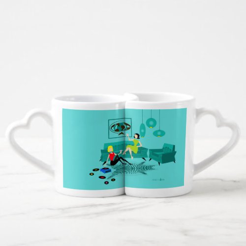 Retro Girls Night In Lovers Mug