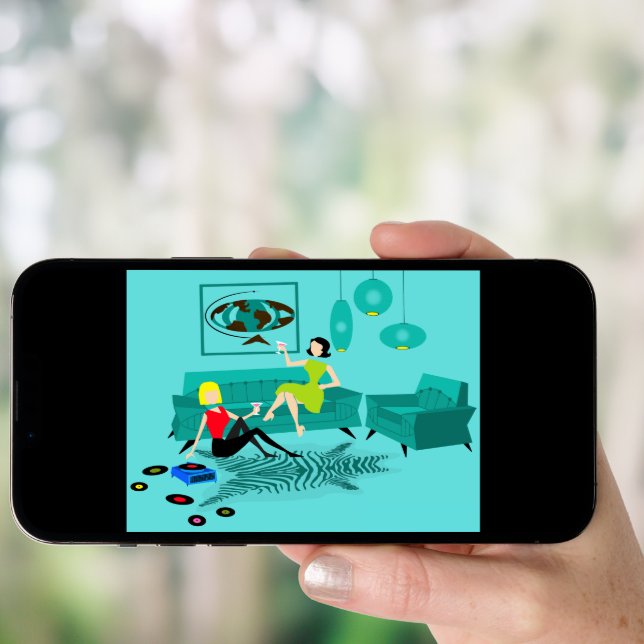 Retro GIrls' Night In Poster (Front Digital)