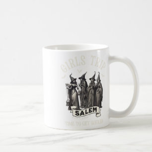 Retro Girls Trip Salem 1692 They Missed One Witch  Coffee Mug