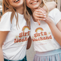 Retro Girl's Weekend Location Name Bachelorette