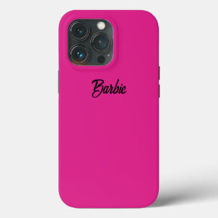 Retro Girly Fun Hot Pink Script Name iPhone 13 Pro Case