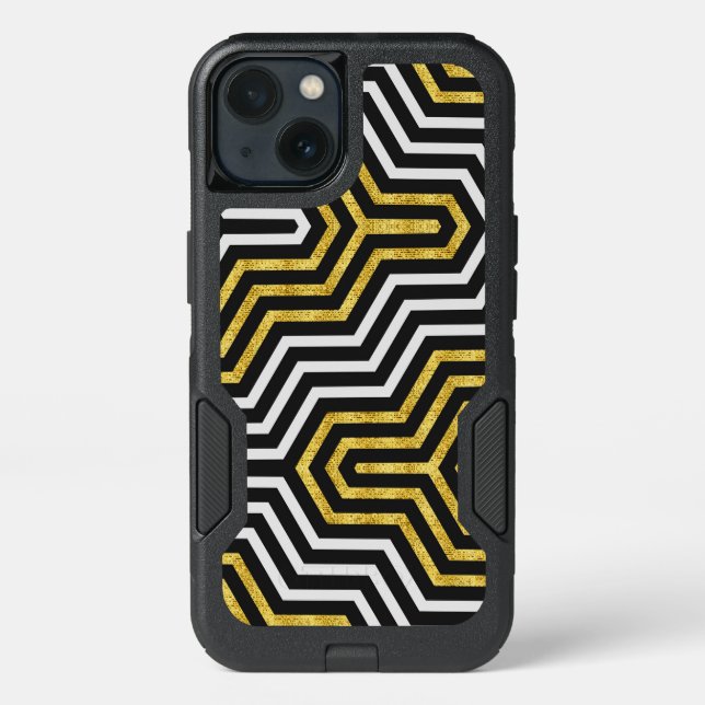 Retro Glam Geometry Pattern Apple iPhone 6/6s Case (Back)