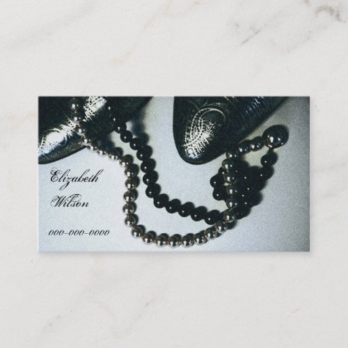 Retro glamor business card