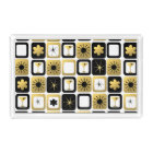 Retro Glamorous Gold Acrylic Tray