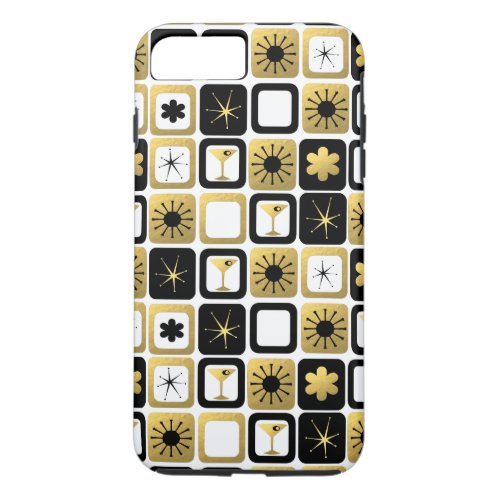 Retro Glamorous Gold iPhone 7 Case