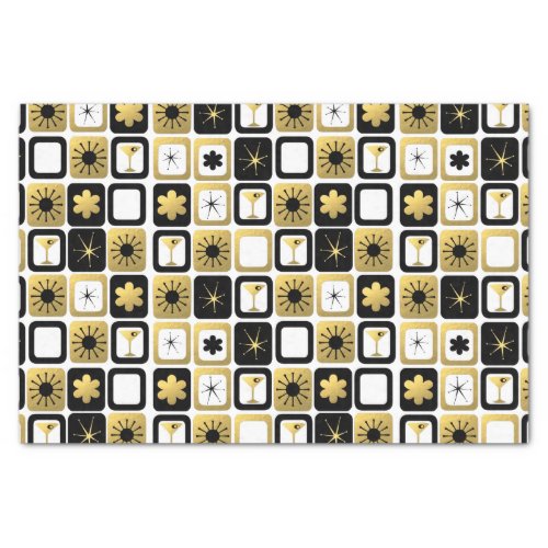 Retro Glamorous Gold Tissue Paper