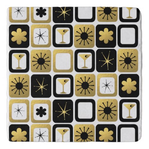 Retro Glamorous Gold Trivet