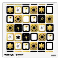 Retro Glamorous Gold Wall Decal